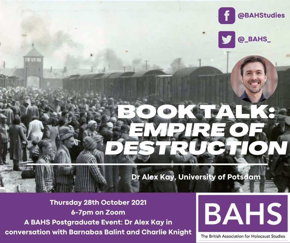 Dr. Alex Kay Book Talk – The British and Irish Association for ...